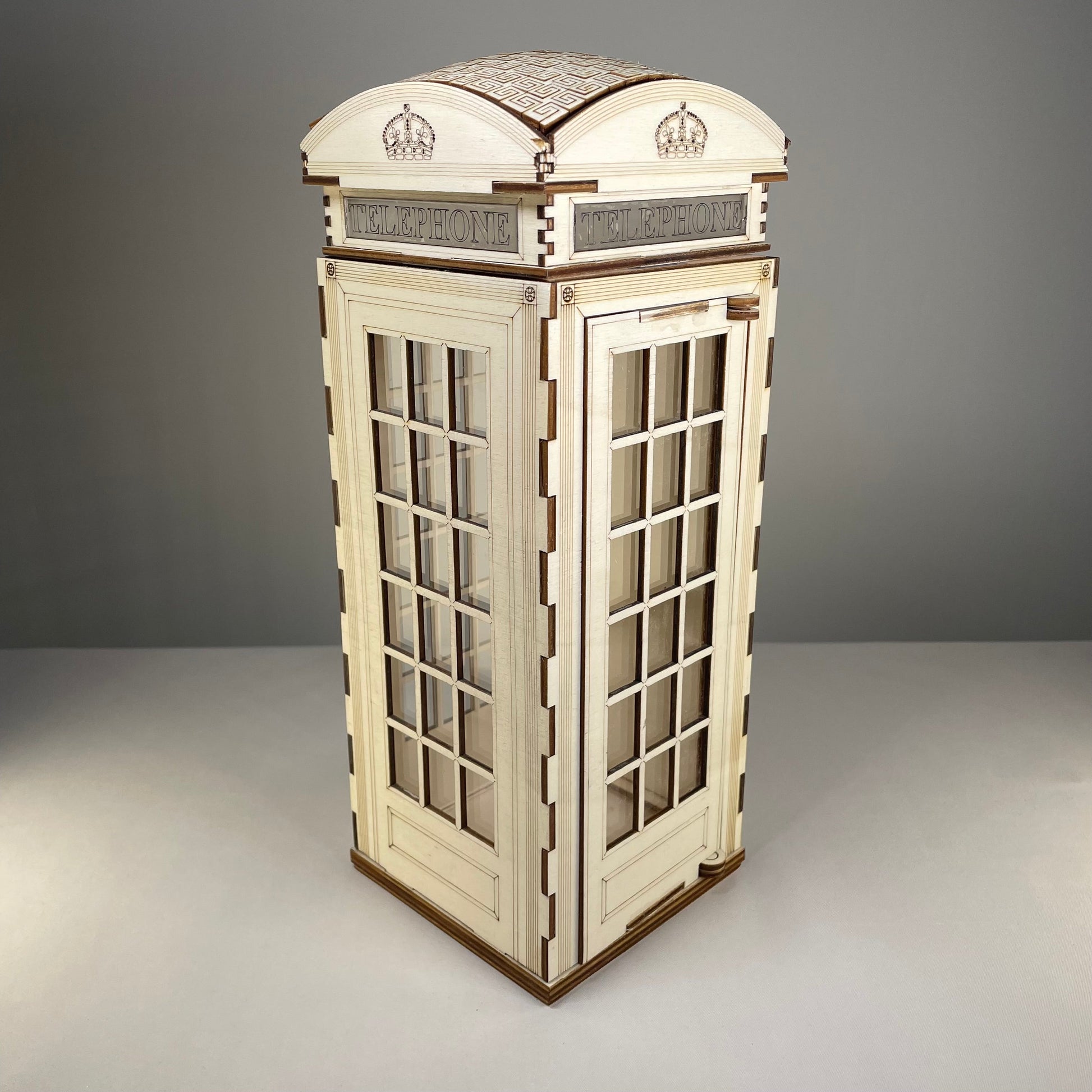 Telephone Box Lamp - Flatpack Model Kit by Curious Rabbit ®