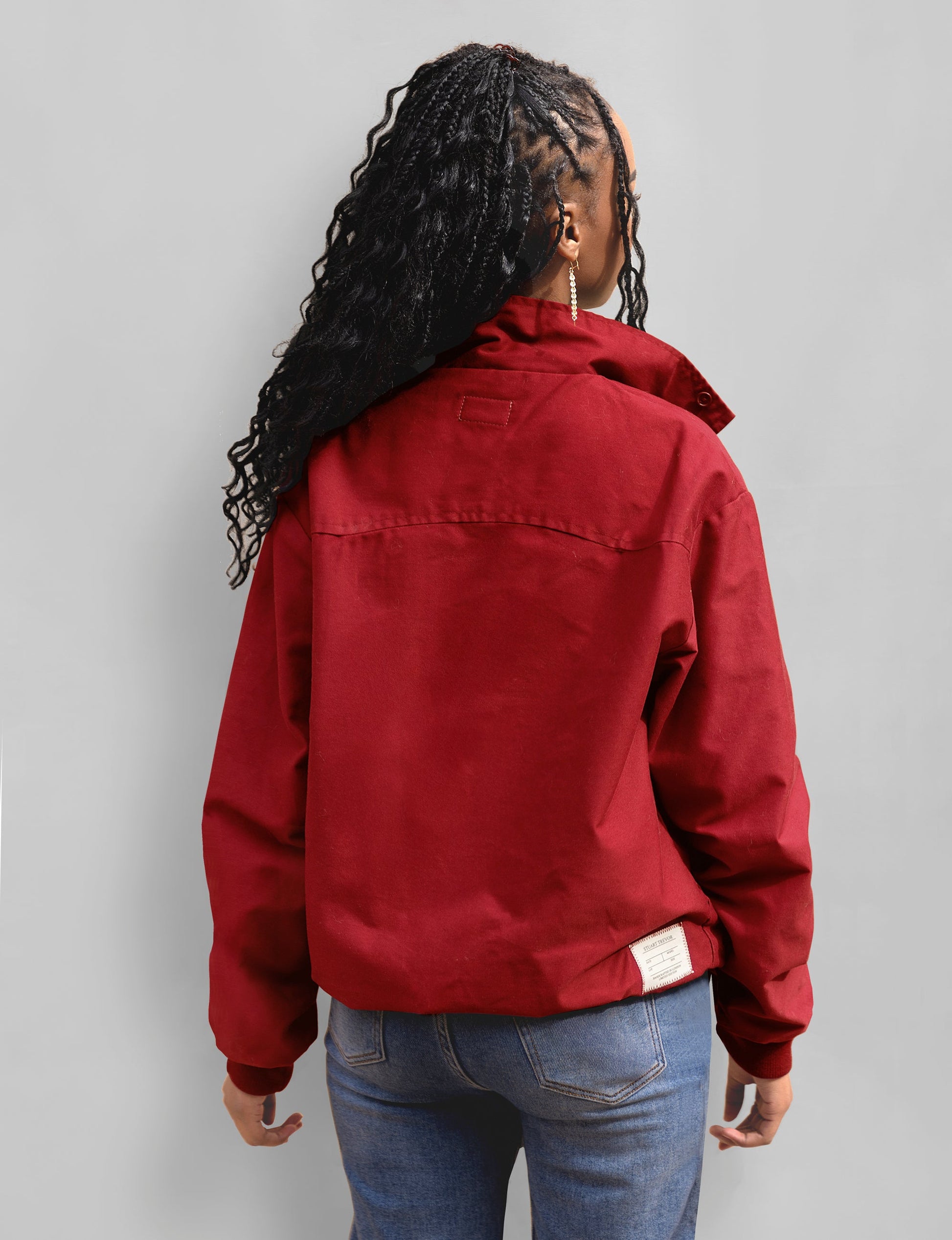 Classic Harrington Jacket in Red