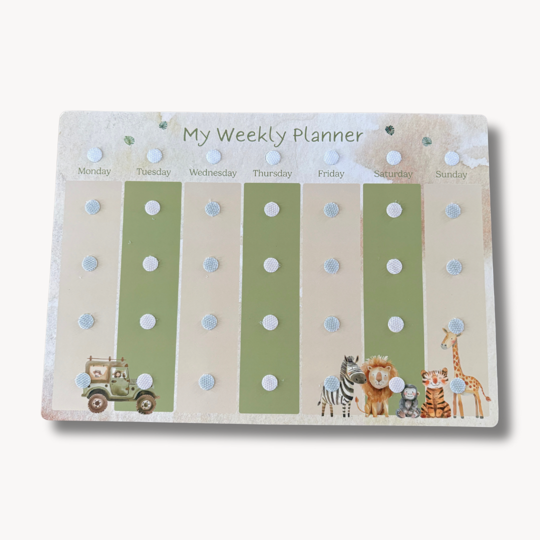 Weekly Planner for Kids A4