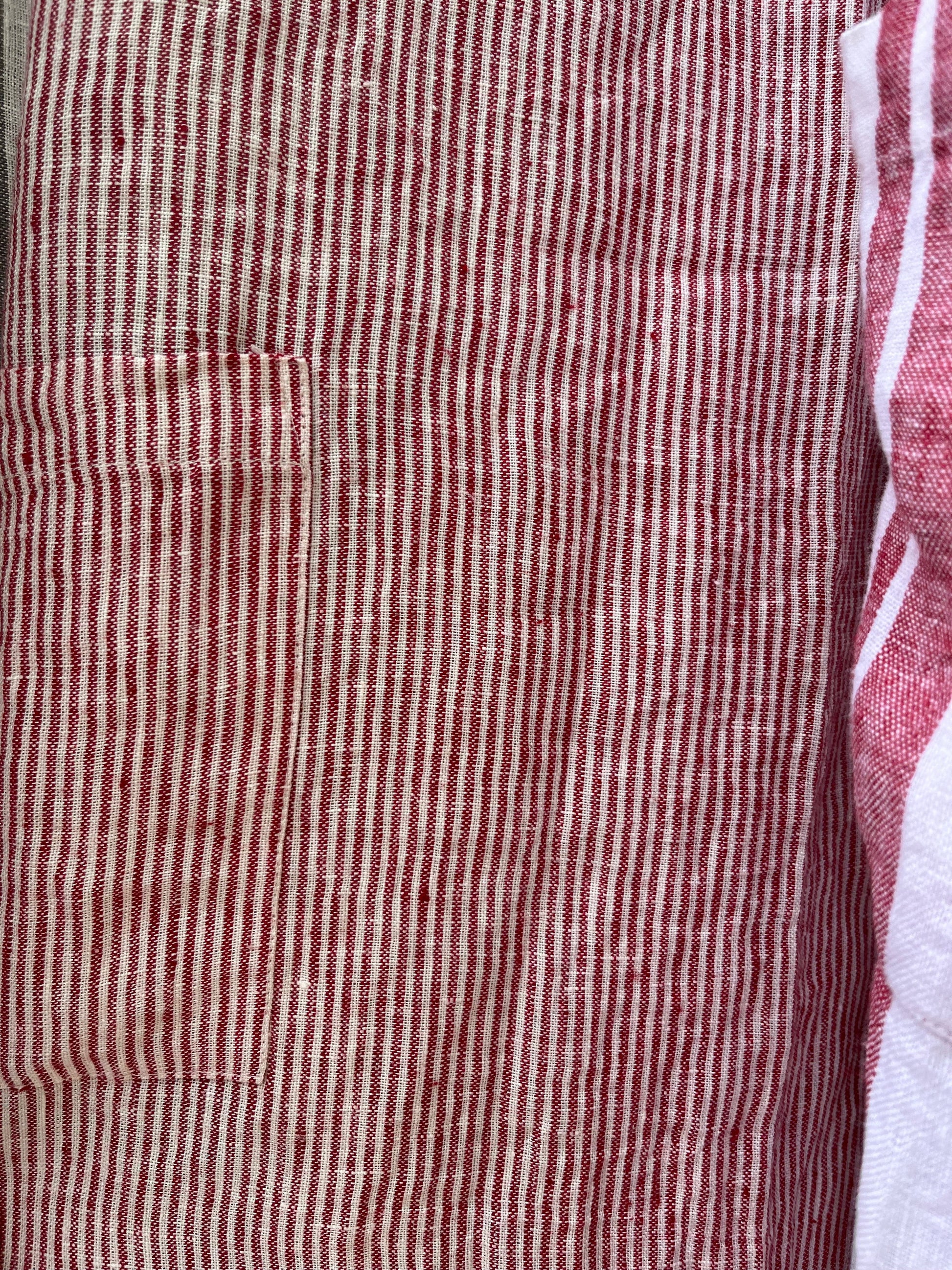 Natural Linen Apron Handmade