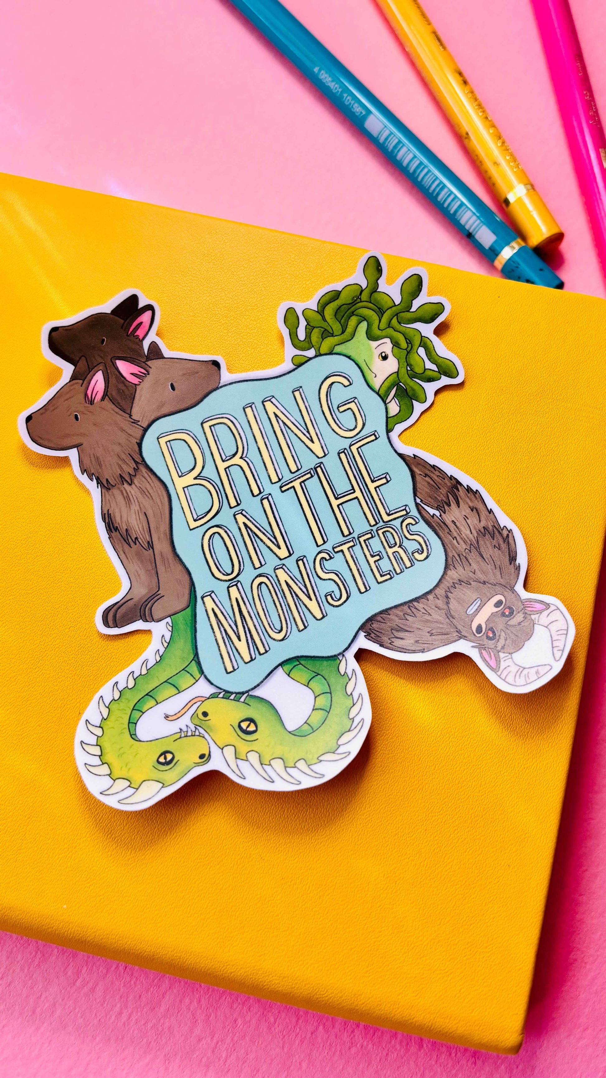 Greek Mythology Monsters Vinyl Sticker