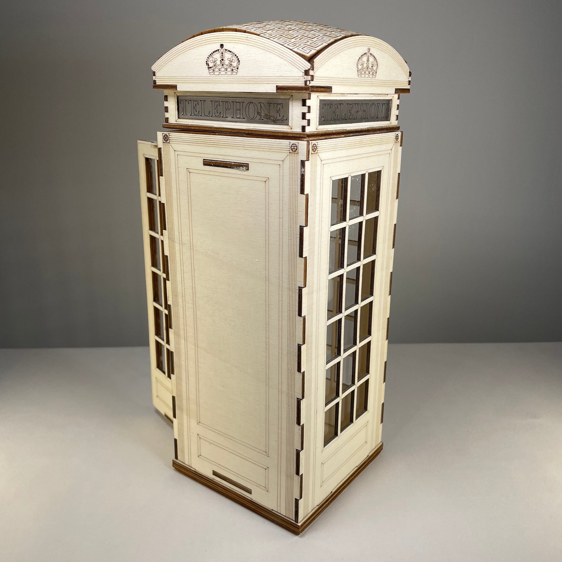 Telephone Box Lamp - Flatpack Model Kit by Curious Rabbit ®