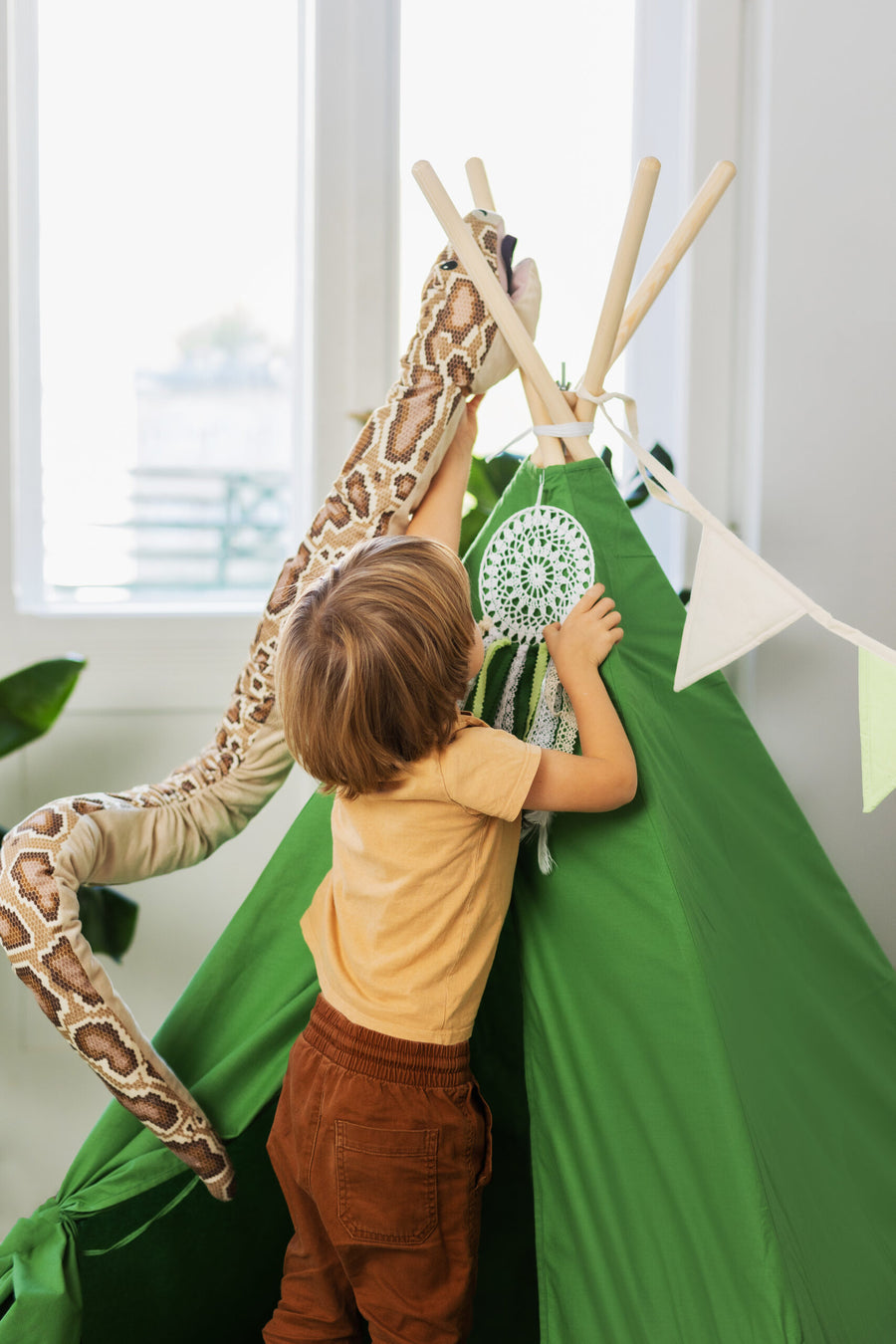 Ultimate Children's Tipi Tent Set – Cozy & Imaginative Play Space by Sówka at brixbailey.com