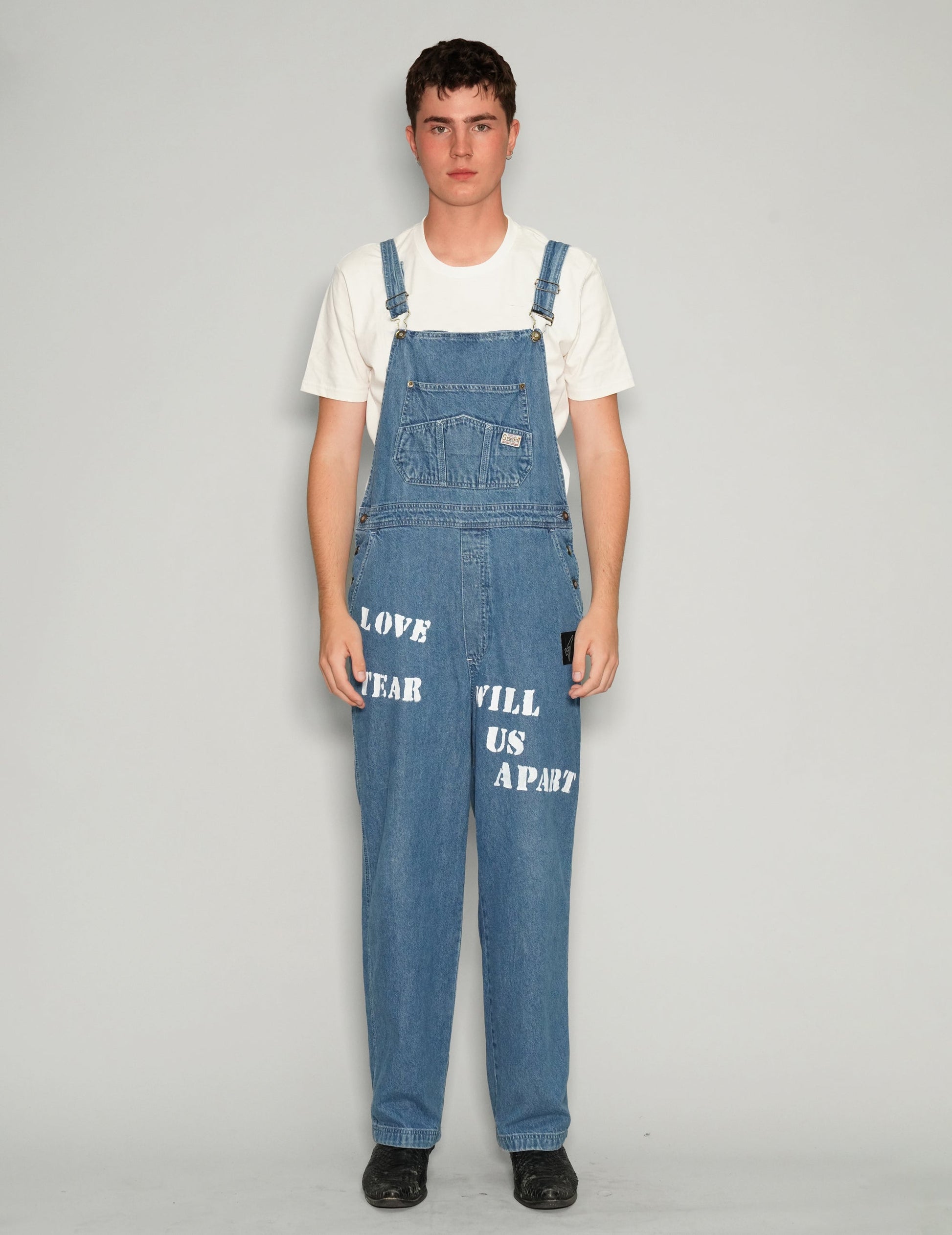 'Love Will Tear Us Apart' Dungarees