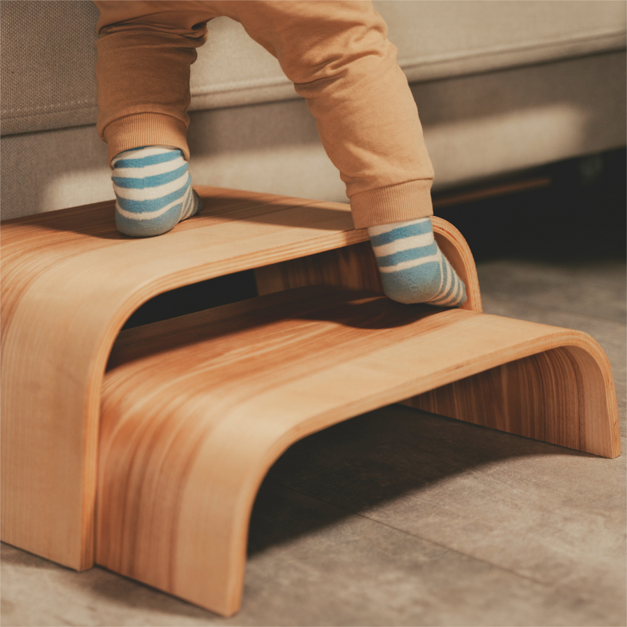 Adjustable Birch Plywood Step Stool – Safe & Versatile for All Ages by Ewart Woods at www.brixbailey.com