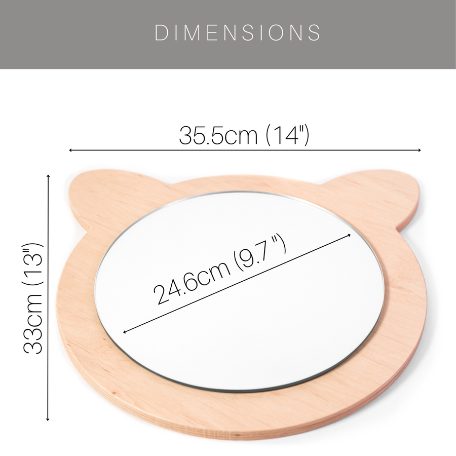 Acrylic Kids Mirror – Safe, Decorative, Fun Shapes by Ewart Woods at www.brixbailey.com