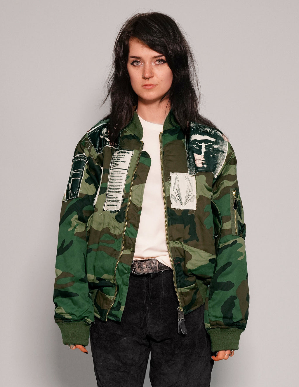 MA 1 Patched Bomber in Camo
