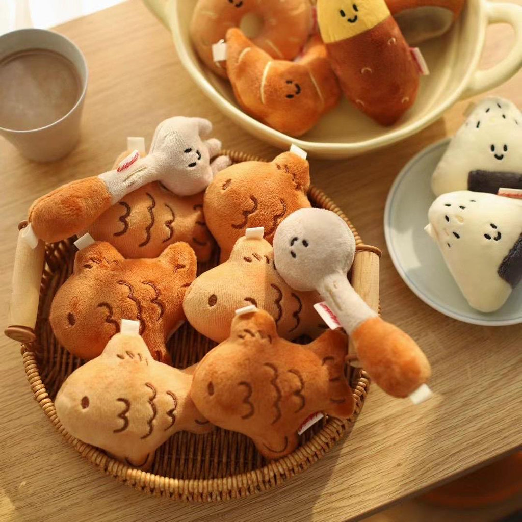Cute Food Plush Bag Charm
