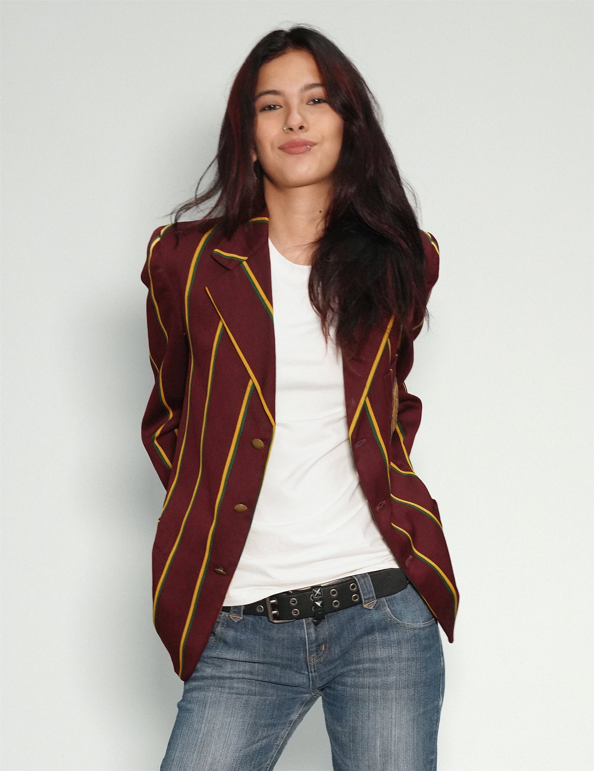 Vintage Rowing Blazer in Burgundy