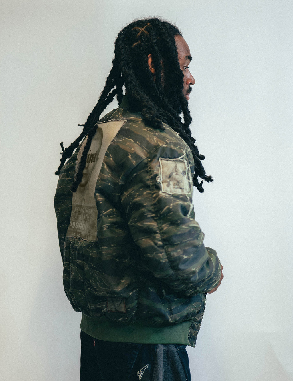 MA 1 Patched Bomber in Tiger Camo