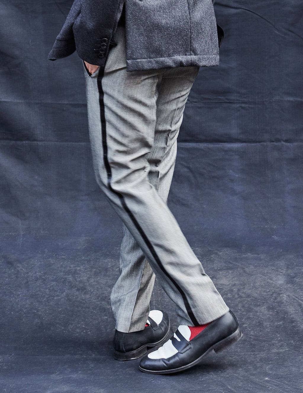 Grey Tailored Trousers
