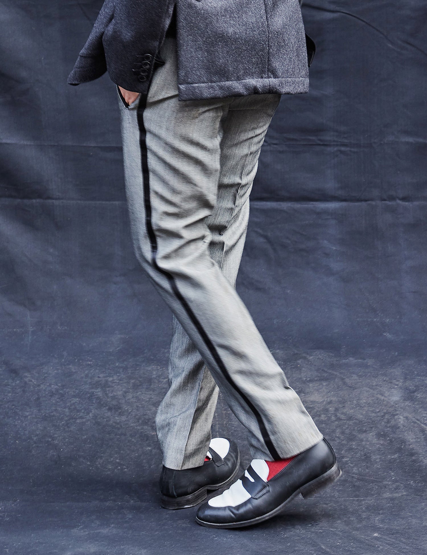 Grey Tailored Trousers