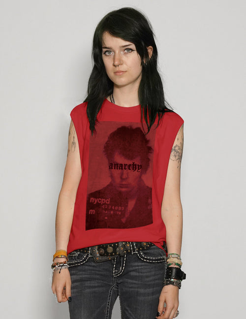 'Anarchy' Vest in Red
