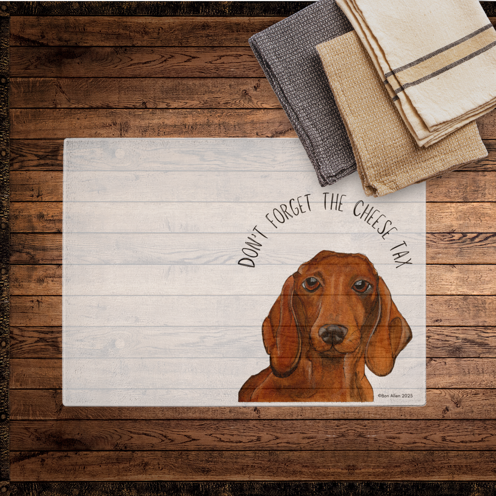 Chop Like a Pro: Dachshund Chopping Board – Don't Forget the Cheese Tax!