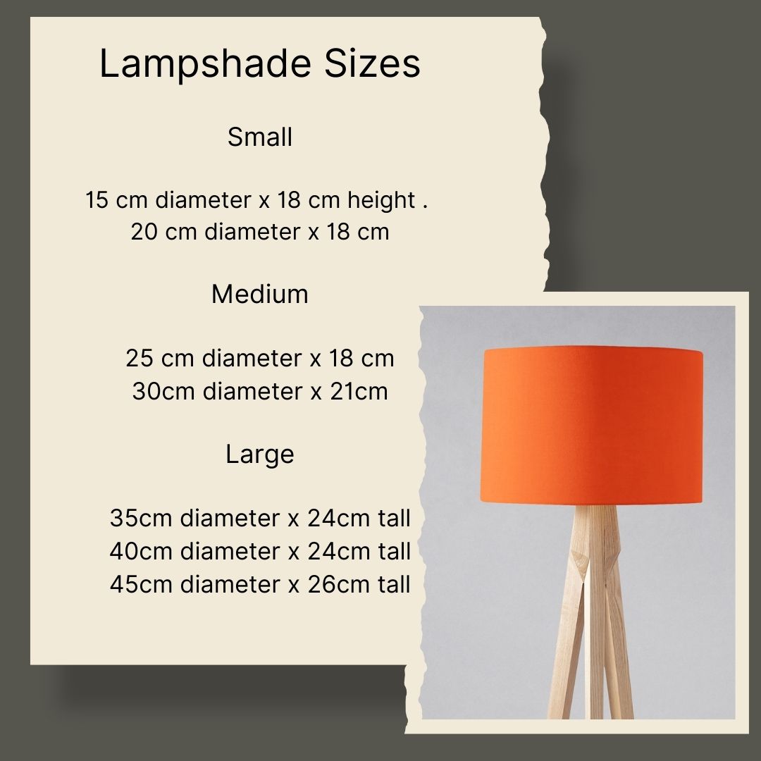 Plain Yellow Lampshade, Ceiling or Table Lamp Shade