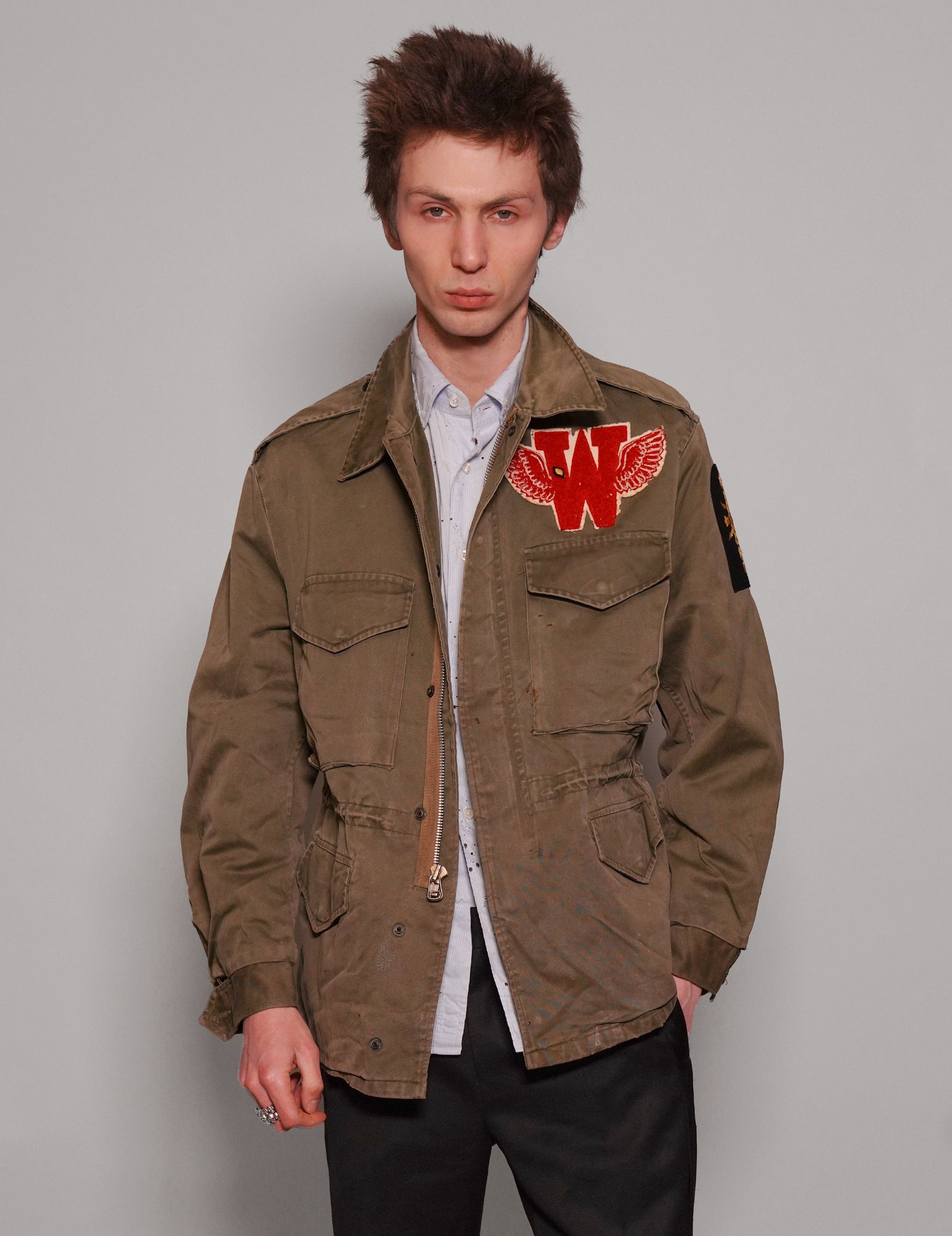 Vintage M65 Varsity Patch US Military Airforce Coat