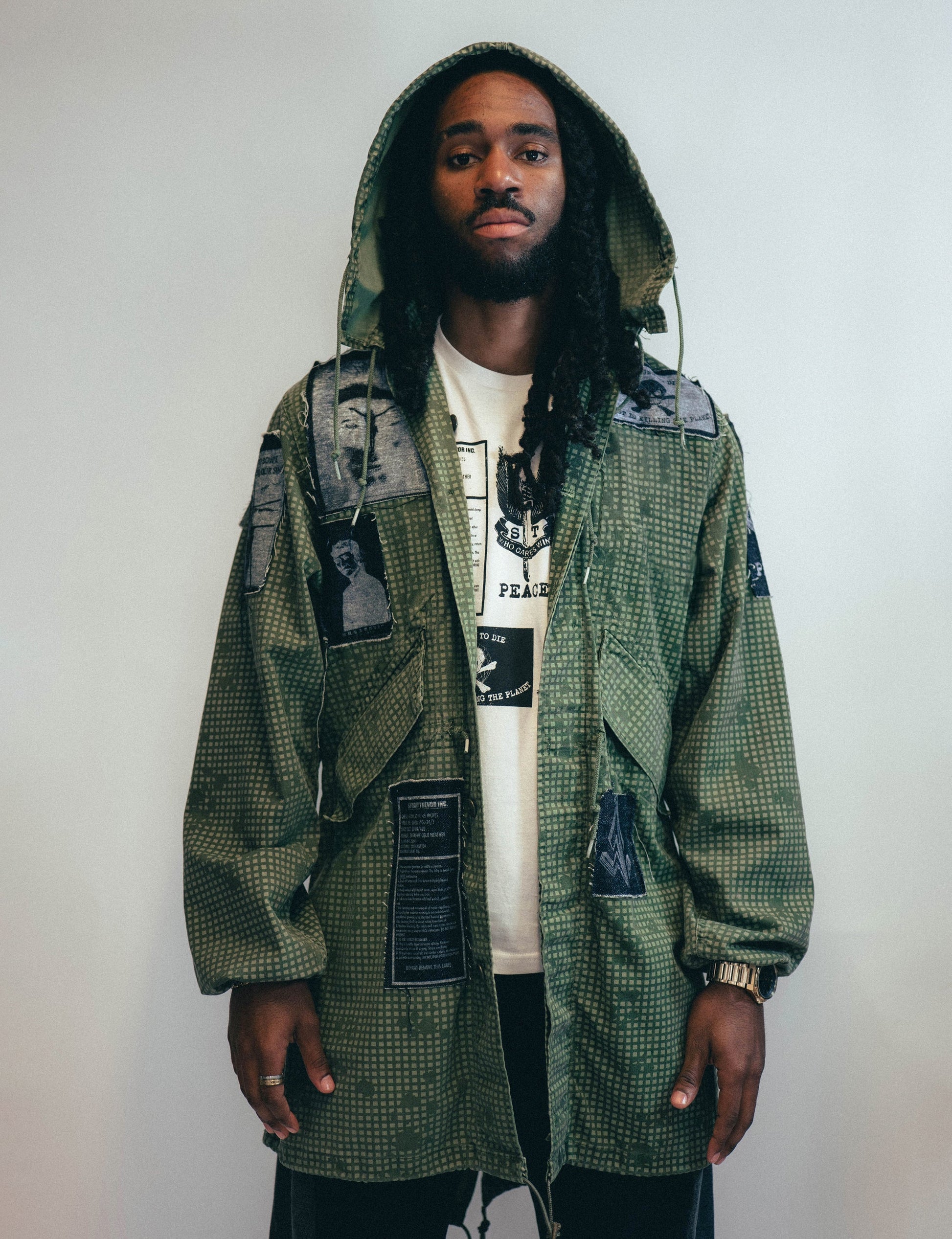Night Vision Parka with 'Saint' Patch