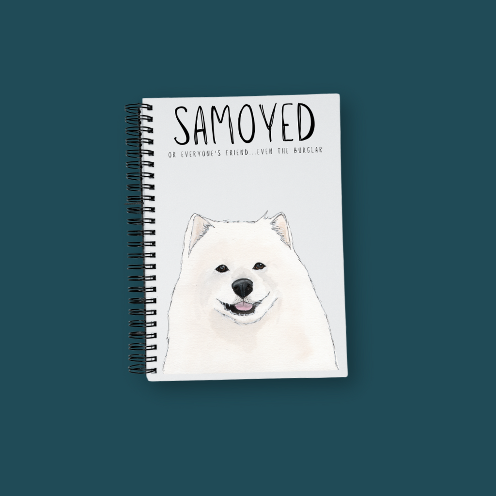 Fluff & Scribbles: The Samoyed Notebook of Unleashed Ideas