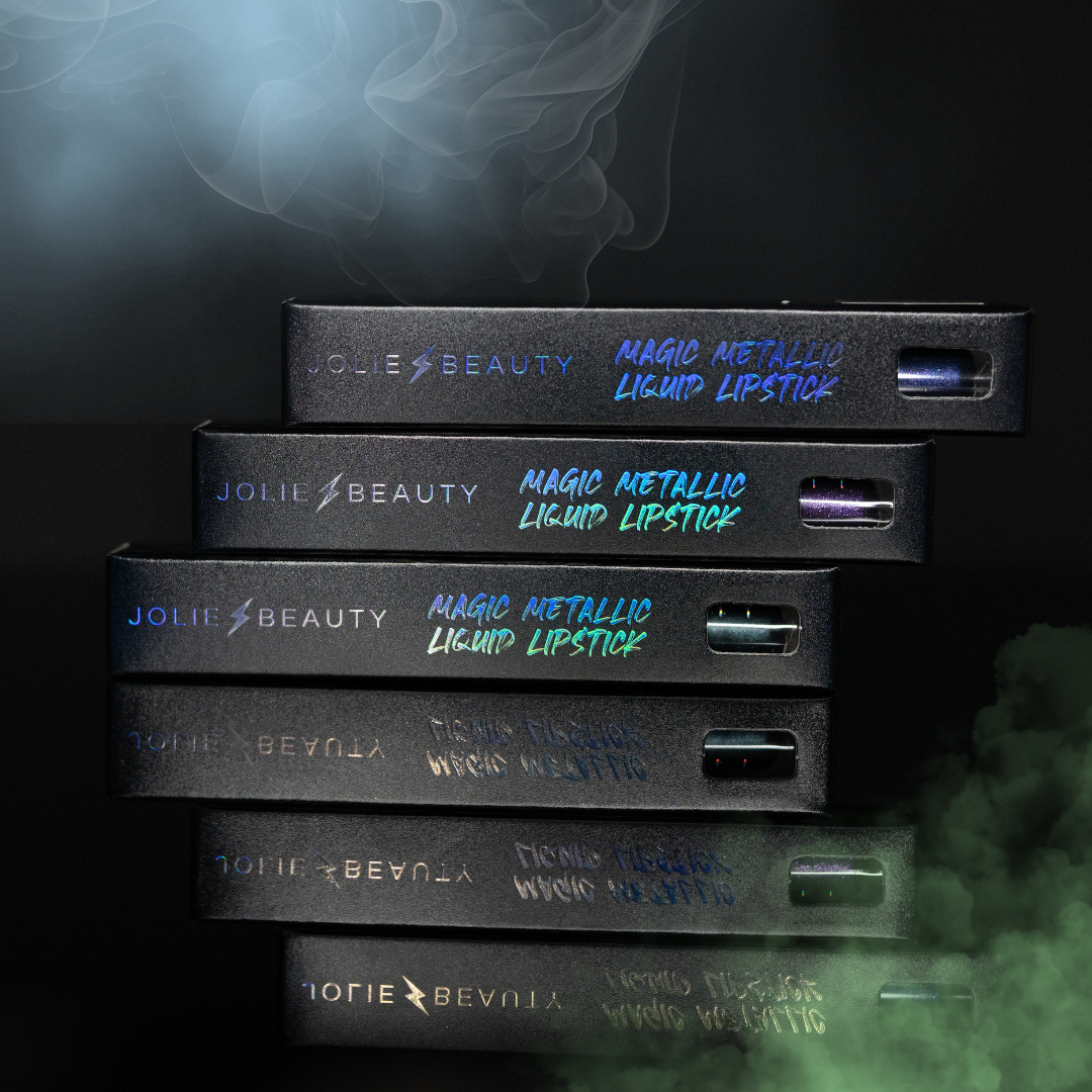 Earthly Metallic Liquid Lipstick in Deep Green