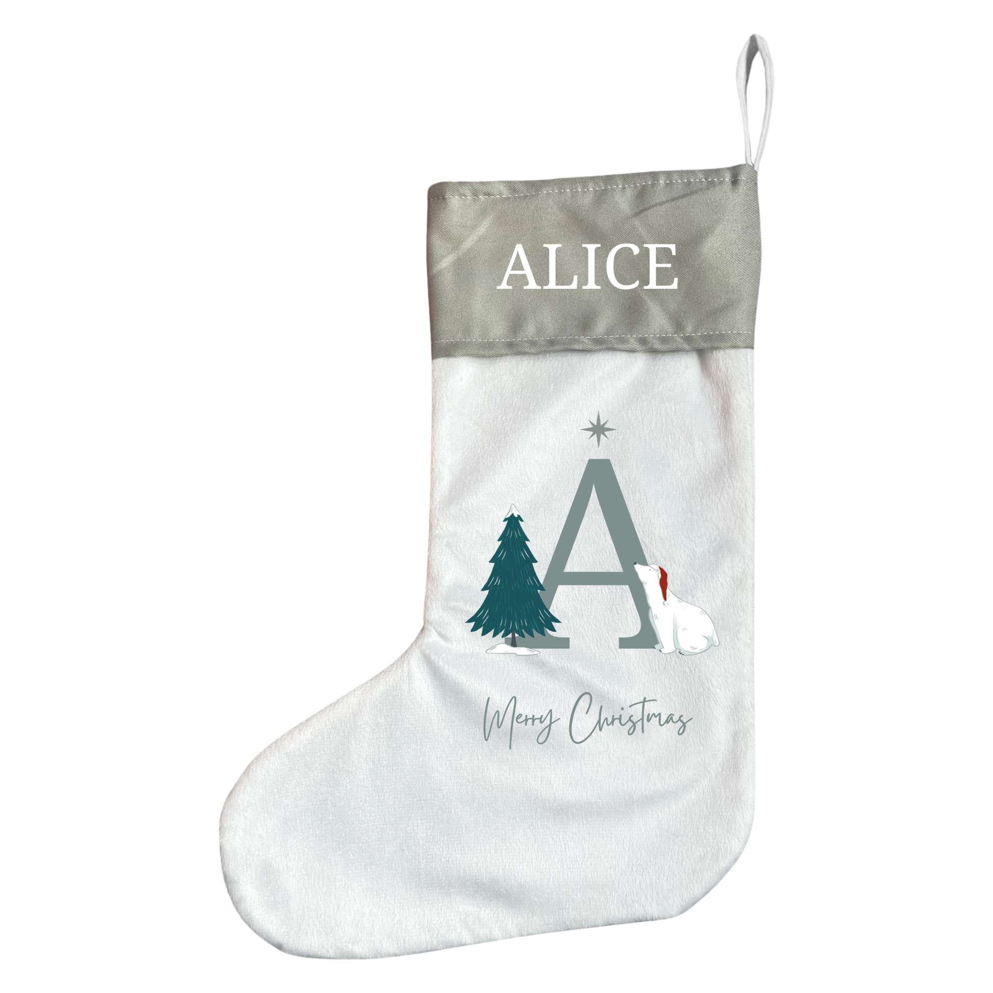 Personalised Christmas Stocking Make A Wish Design