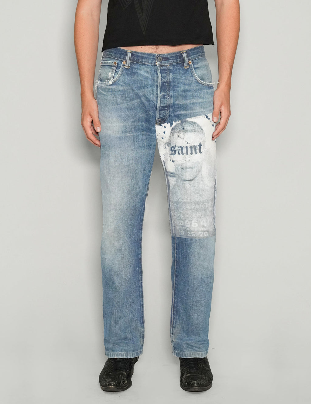 'Saint' Jeans in Light Blue