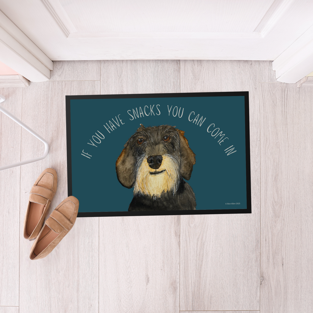 Snacks-Only VIP Access: The Wirehaired Doormat!