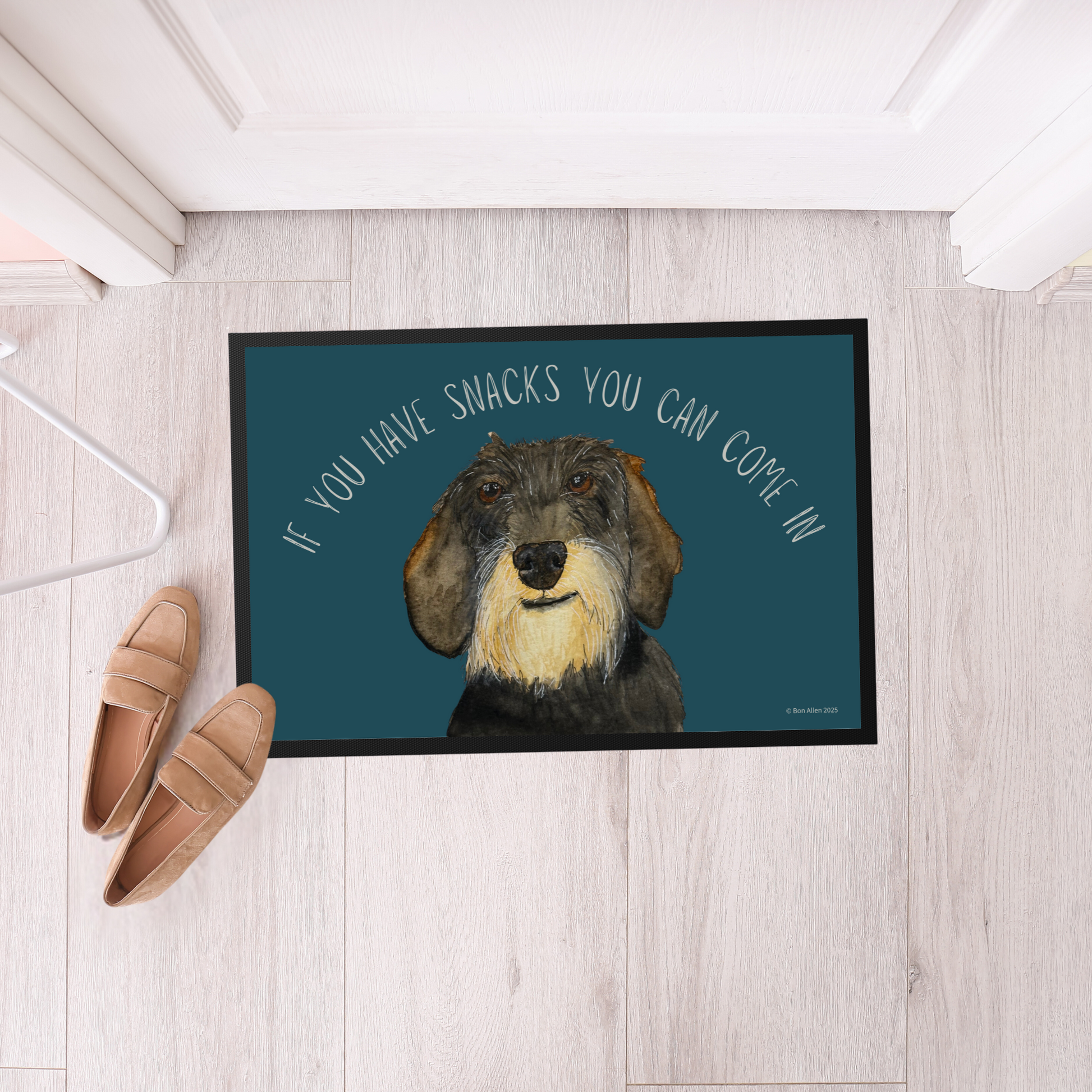 Snacks-Only VIP Access: The Wirehaired Doormat!