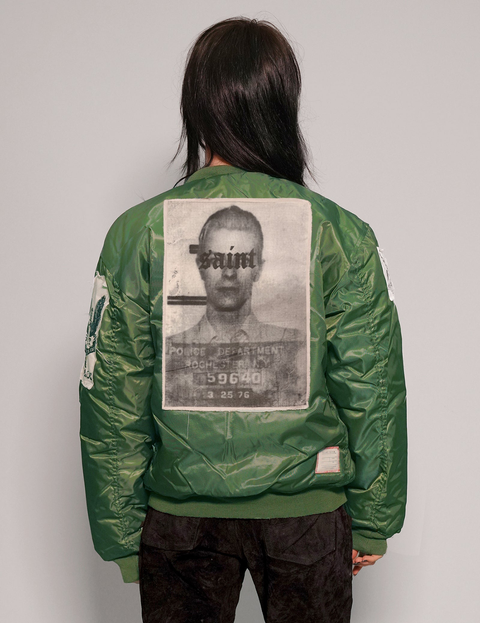 MA 1 Patched Bomber in Green