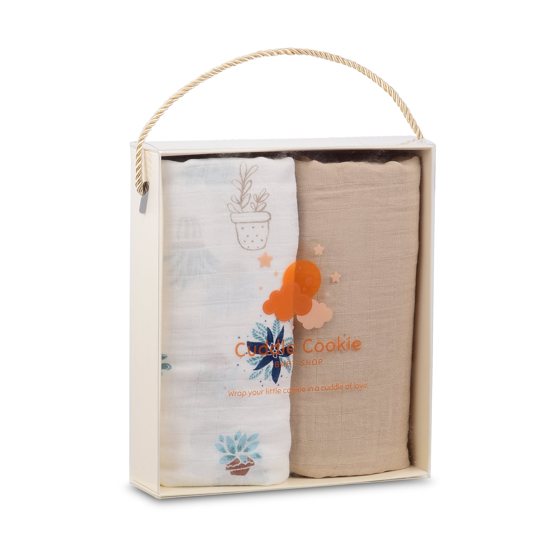 Snuggle Wrap Tan Swaddle Blanket Set