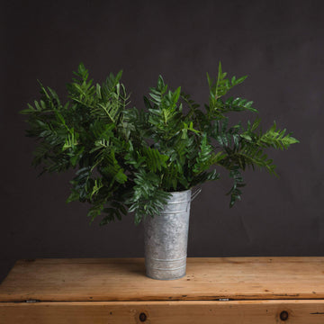 Lifelike artificial pistachio stem in rich green, 67 cm tall, perfect for vases and home decor by Sostter at brixbailey.com