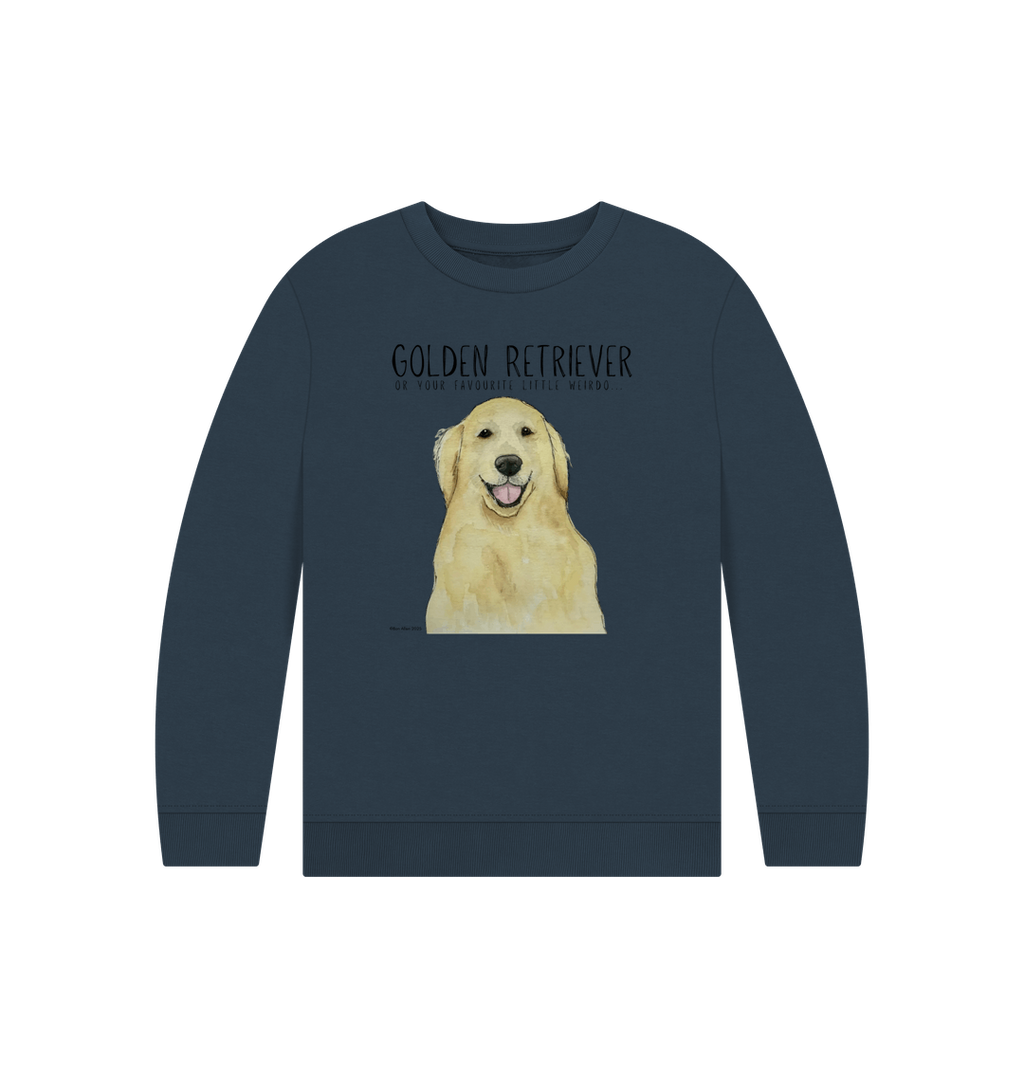 Golden Retriever Kids' Sweatshirt: For Little Weirdos with Big Hearts