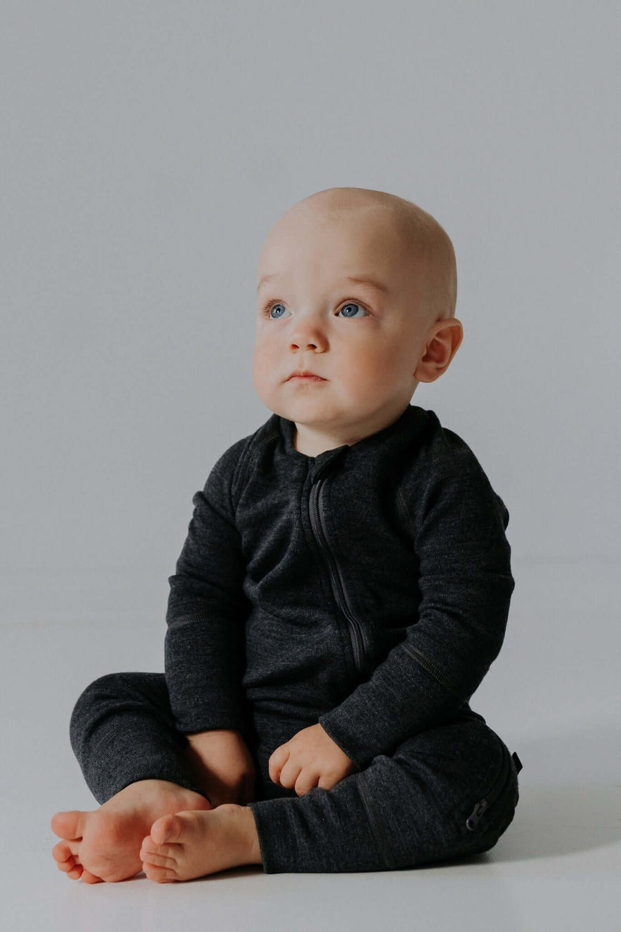 MJORN Merino Wool Sleepsuit – Comfortable, Thermoregulating & Easy Zip by Breden at brixbailey.com