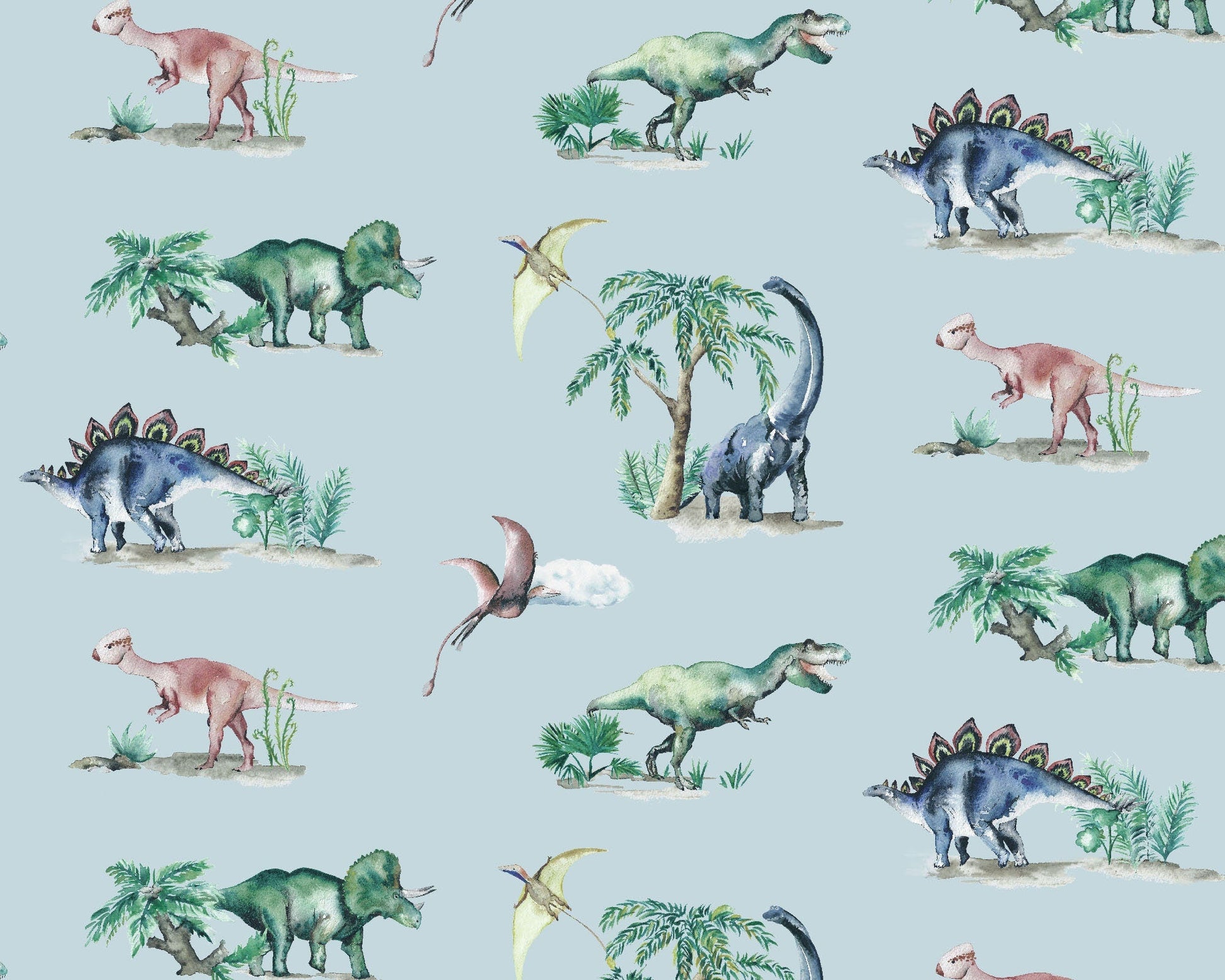 Dinosaurs Children's Wallpaper