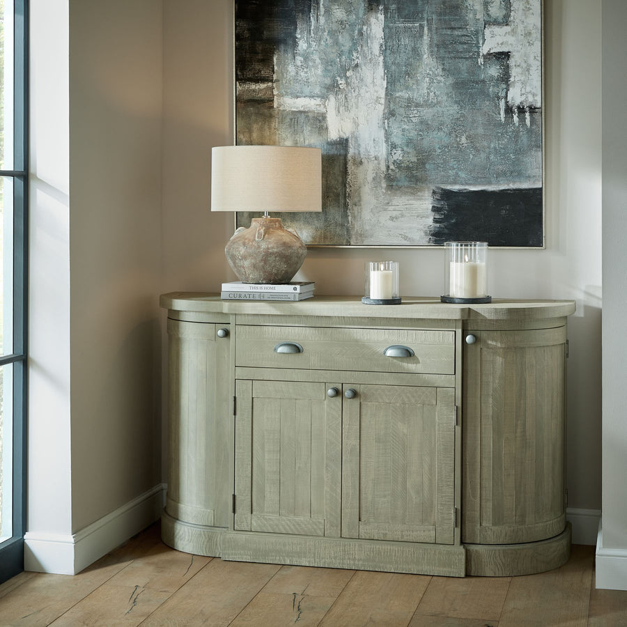 Bringing Refined Charm to Any Space - Grey Ceramic Hurricane Lantern - Modern Rustic Design - Perfect for Indoor & Outdoor Use by Hill Interiors at www.brixbailey.com
