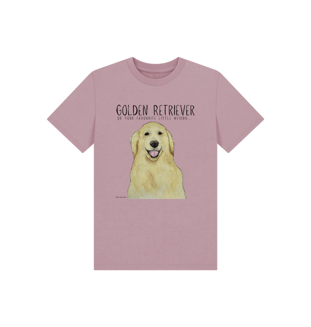 Golden Retriever Kids' Tee: Your Little Weirdo's New Favorite Shirt!
