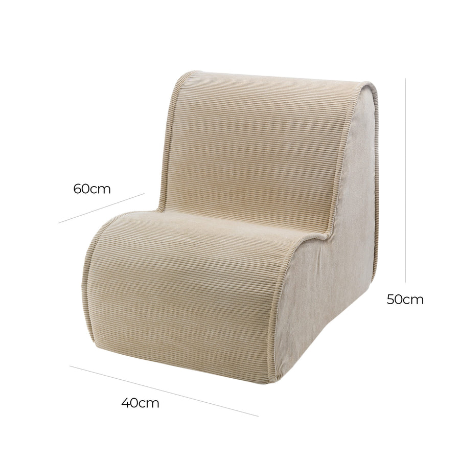 MeowBaby® Corduroy Armchair for Kids – Comfort & Durable Design by MeowBaby at www.brixbailey.com