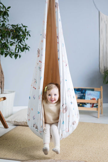 Kids' Cozy Cocoon Hammock – Fun & Relaxing Swing by Sówka at brixbailey.com