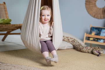 Kids' Cozy Cocoon Hammock – Fun & Safe Indoor/Outdoor Swing by Sówka at brixbailey.com