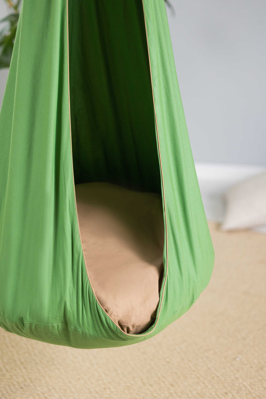 Kids' Cozy Cocoon Hammock – Fun & Safe Indoor Swing by Sówka at brixbailey.com