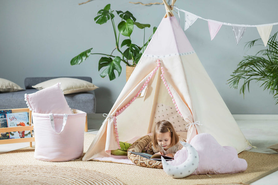 Princess Tipi Tent Set – Magical Indoor & Garden Playhouse by Sówka at brixbailey.com