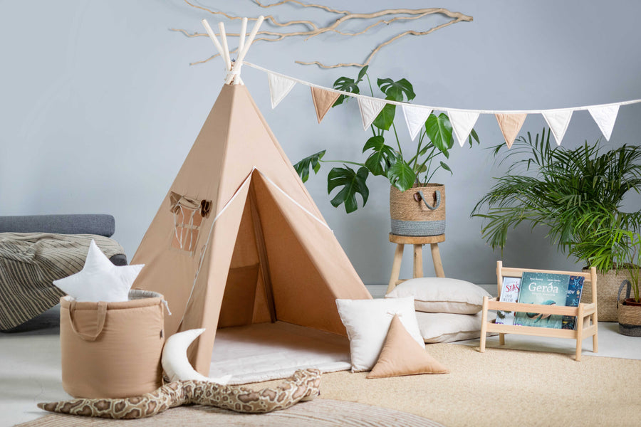 Enchanted Tipi Tent Set – Cozy & Imaginative Play Space by Sówka at brixbailey.com