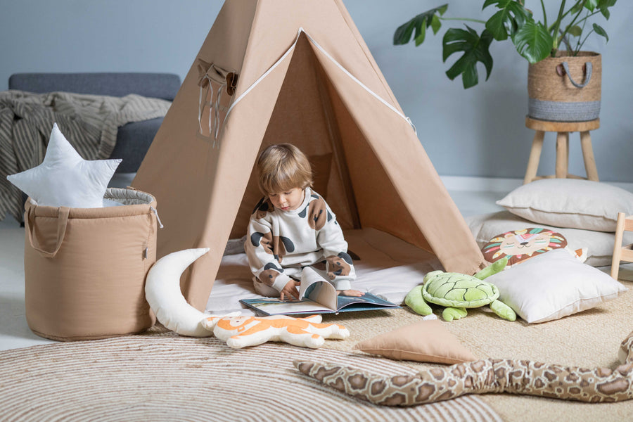 Enchanted Tipi Tent Set – Cozy & Imaginative Play Space by Sówka at brixbailey.com