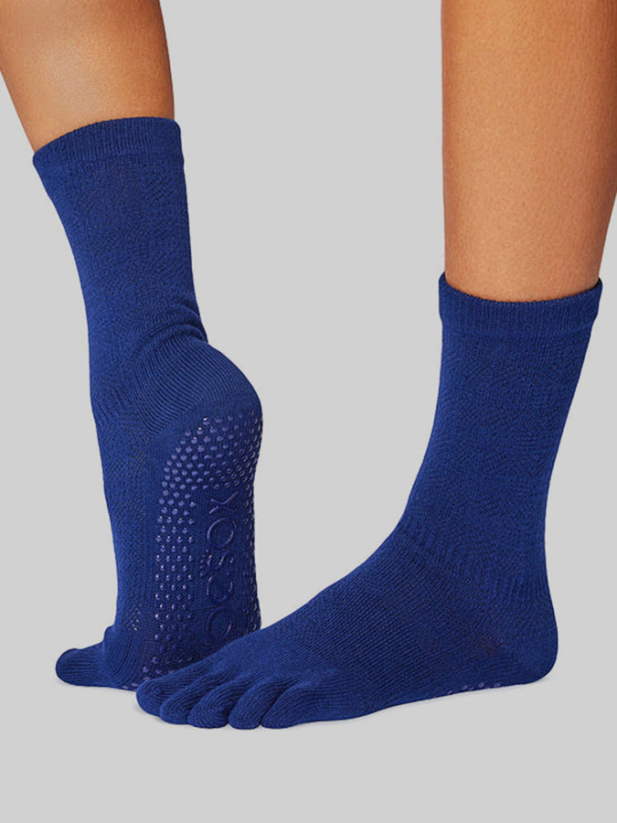 ToeSox Crew Full Toe Women's Yoga Grip Socks