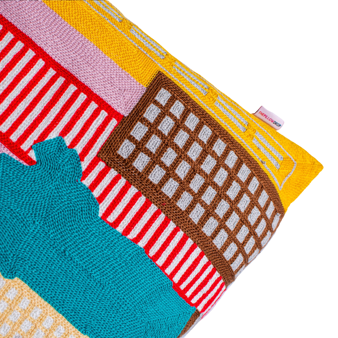 New York Needlepoint Cushion