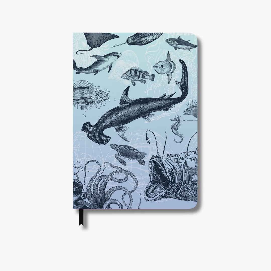 Marine Biology A5 Hardcover Notebook