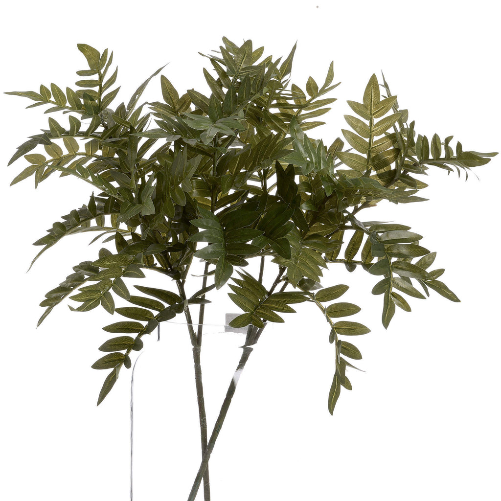 Lifelike artificial pistachio stem in rich green, 26-inch faux foliage for home decor by RoomLondon at brixbailey.com