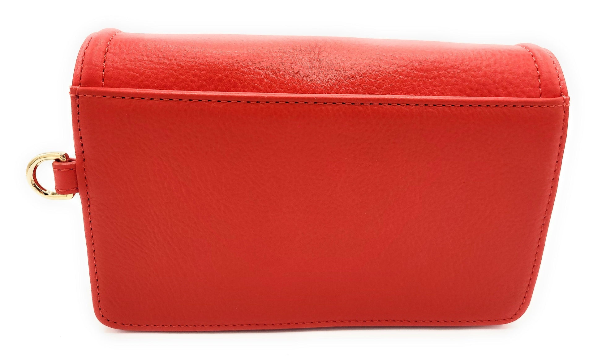 Heidi Real Leather 3 Section Clutch with Chain Strap