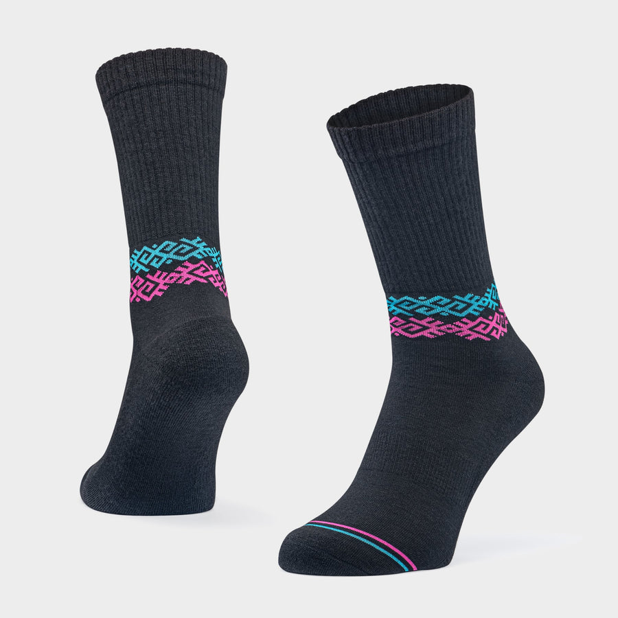 Athletic Cushioned Merino Wool Socks, Unisex