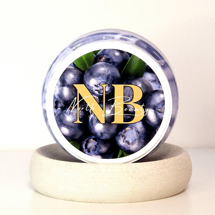 Luxurious Blueberry Whipped Scrub – Vegan & Radiant Skin Care by North Beauty at www.brixbailey.com