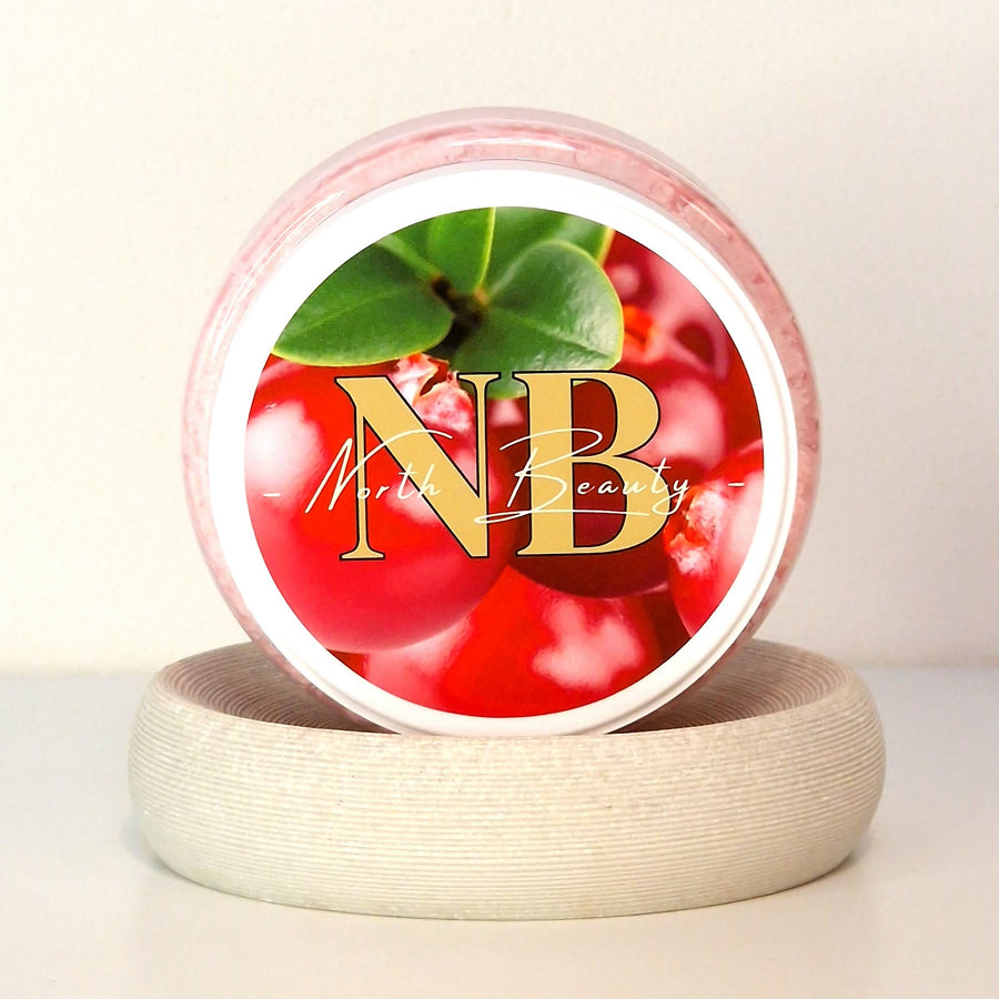 Luxurious Cranberry Whipped Scrub – Exfoliating & Hydrating by North Beauty at www.brixbailey.com